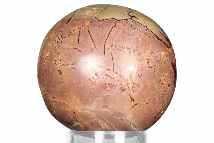 Polished Saharan Desert Jasper Sphere - Morocco #326905